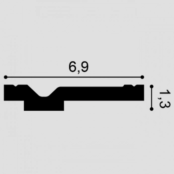 Listwa CX161 Orac Decor wymiary